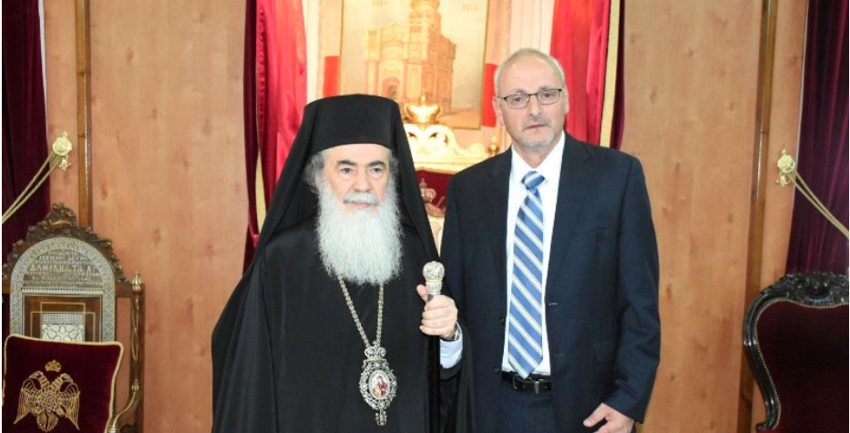 THE NEW AMBASSADOR OF ISRAEL IN GREECE VISITS THE PATRIARCHATE