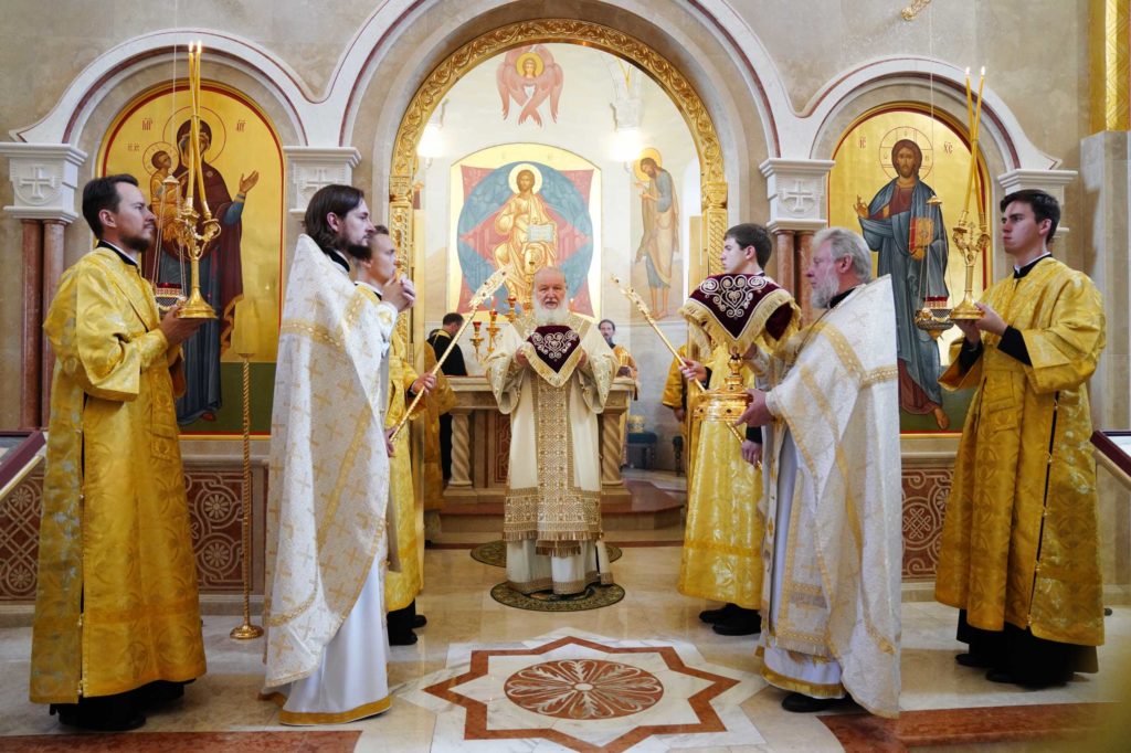 Предстоятель Русской Церкви освятил собор равноапостольных Кирилла и Мефодия в Калининграде