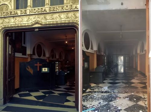 Сгорел старейший православный храм Бразилии