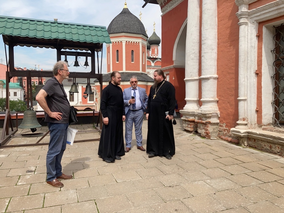 В Высоко-Петровском монастыре обсудили вопросы реставрации палат Нарышкиных