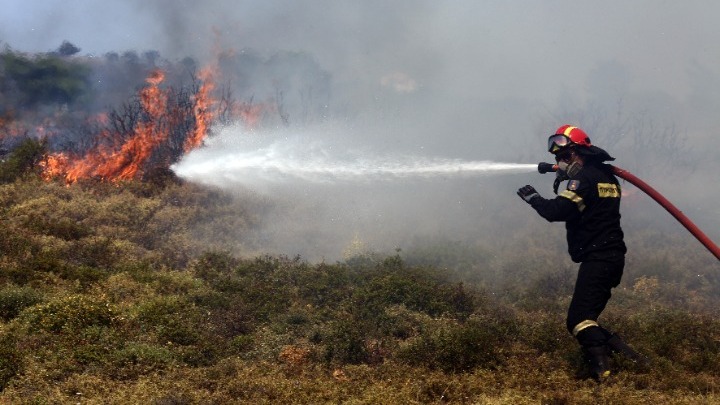 Ηλεία: Οριοθετήθηκε η φωτιά στην Ανδρίτσαινα