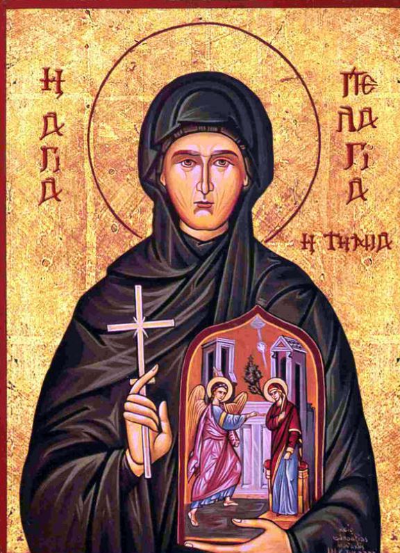 Εορτάζει η Οσία Πελαγία η Τηνία