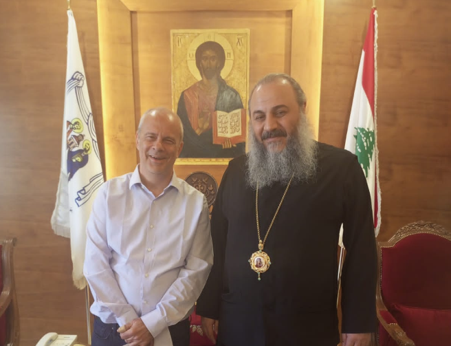 المتروبوليت أنطونيوس يستقبل المهندس اسعد نكد