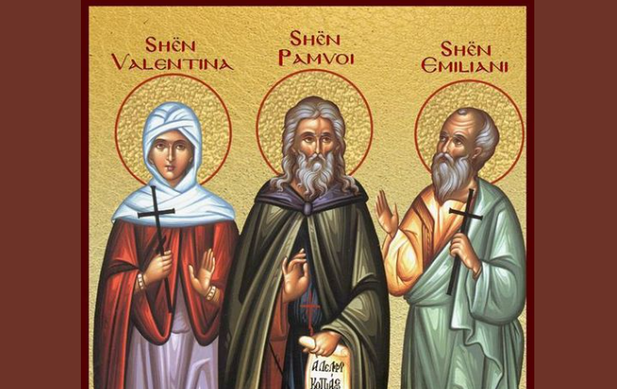 Dëshmor Emiliani. Dëshmorët Pavli, Thea, Valentina, Markeli. Oshënar Pamvoi.