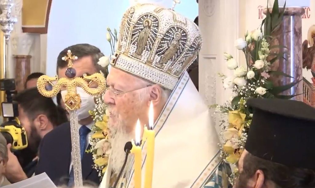 Patriarchal Divine Liturgy in Ioannina officiated by Ecumenical Patriarch Bartholomew on occasion of feast day of St. Paisios