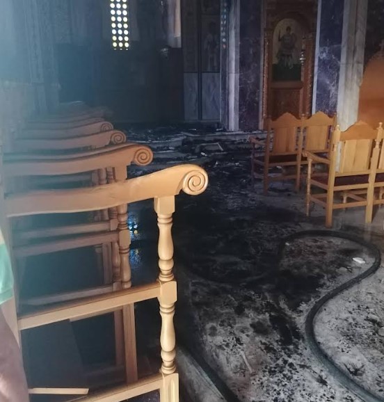 Νέα πυρκαγιά σε ναό της Ι. Μ. Σερρών και Νιγρίτης