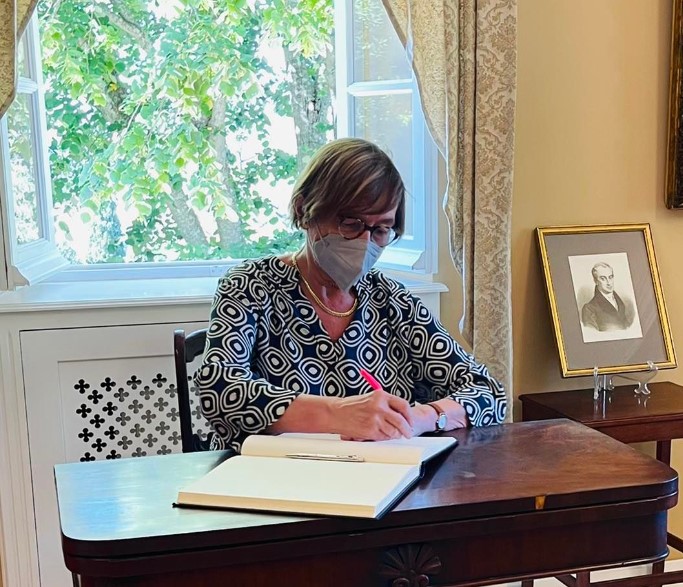 Στο Μουσείο Καποδίστρια η Πρέσβης του Βελγίου στην Ελλάδα