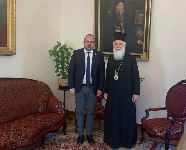 Ο Μητροπολίτης Λήμνου υποδέχθηκε τον Γ.Γ. Αιγαίου και Νησιωτικής Πολιτικής