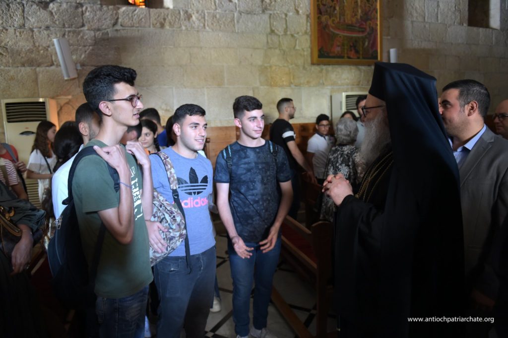 Patriarch of Antioch John X congratulates this year’s University of Balamand graduates