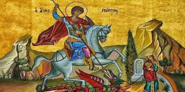 Ιερό Λείψανο του Αγίου Ενδόξου Μεγαλομάρτυρος Γεωργίου του Τροπαιοφόρου στην Ικαρία