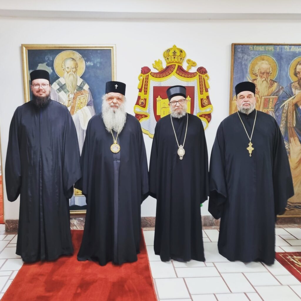 Serbian Orthodox Bishop of Buda Lukijan visits Archbishopric of Ohrid in Skopje