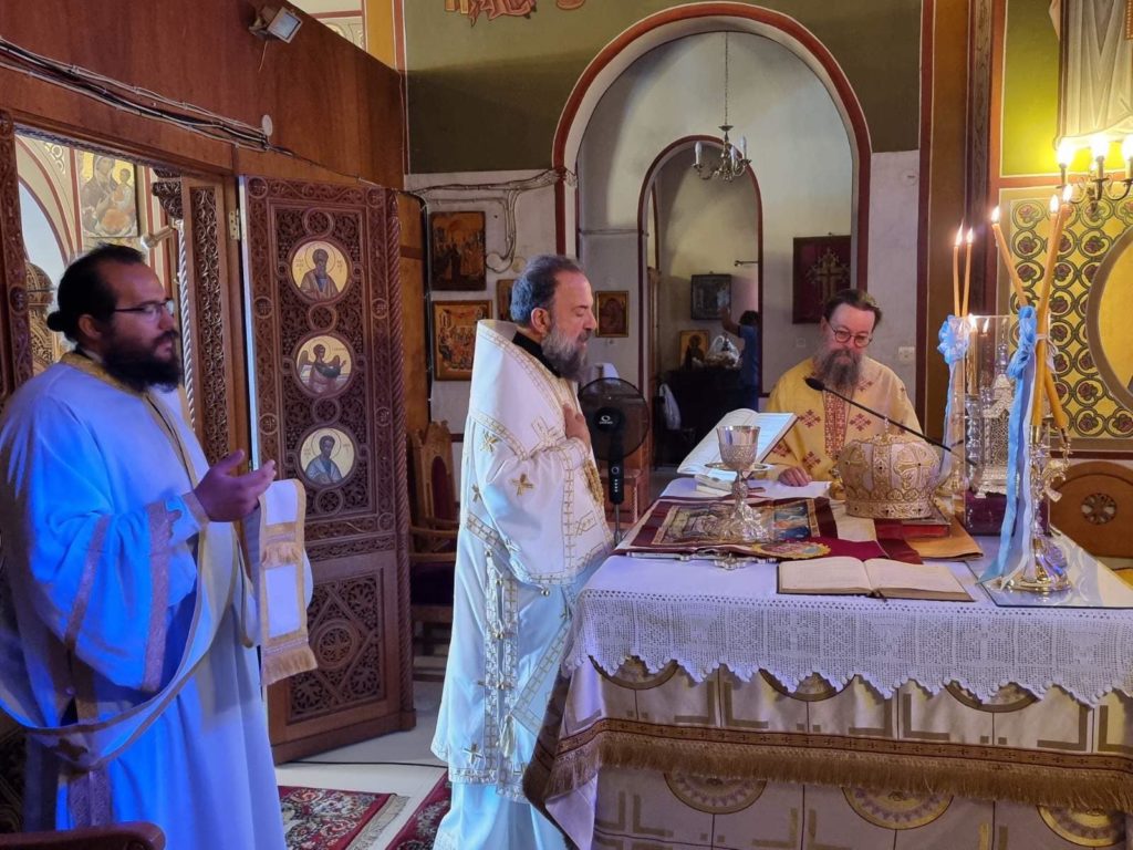 Η εορτή της Αγίας Μαρίνας στον Μητροπολιτικό Ναό Θήρας