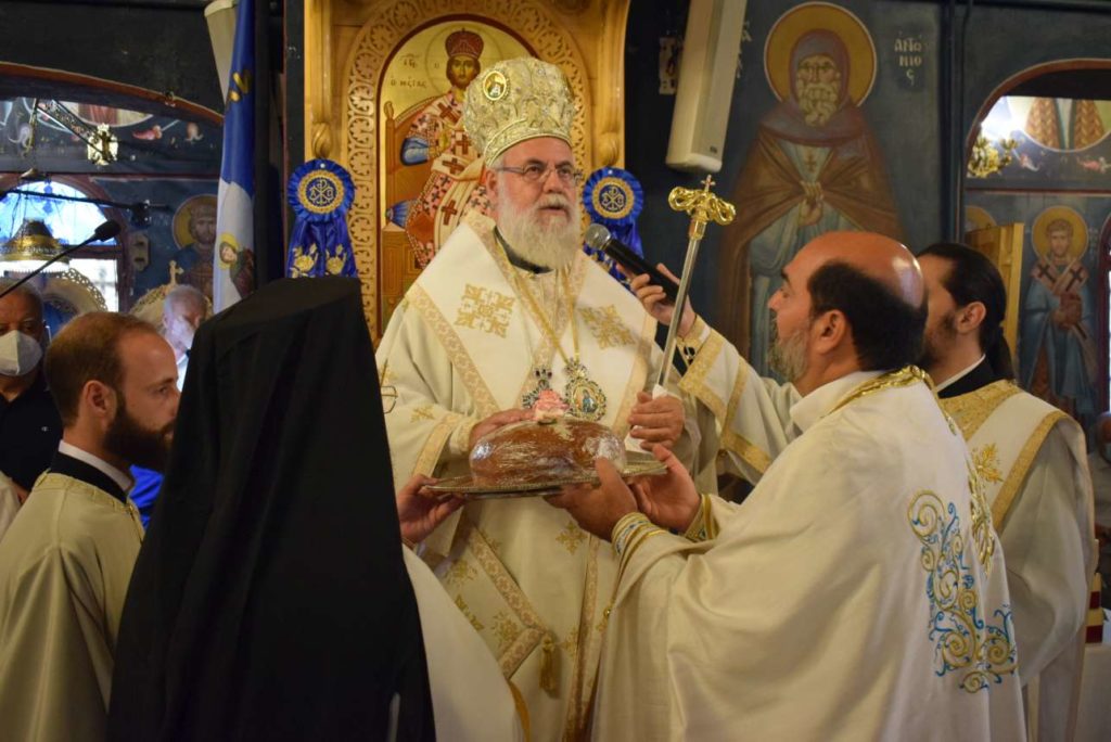 Στον Προσκυνηματικό Ναό Αγίας Παρασκευής Ανάκασας ο Μητροπολίτης Ιλίου