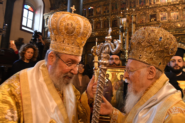 Για την υγεία του Αρχιεπισκόπου Κύπρου ενημερώθηκε ο Οικουμενικός Πατριάρχης