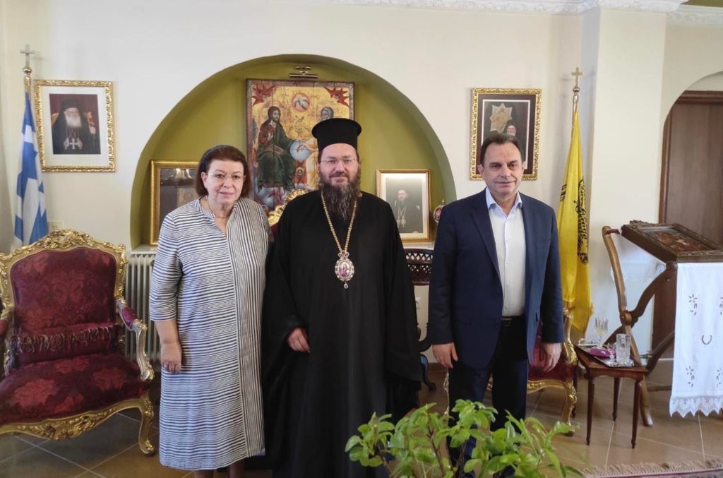 Στον Μητροπολίτη Κιλκισίου η Λίνα Μενδώνη