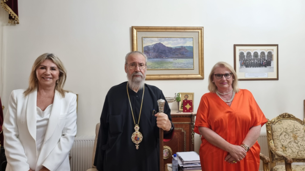 Στον Αρχιεπίσκοπο Κύπρου η Ζέττα Μακρή