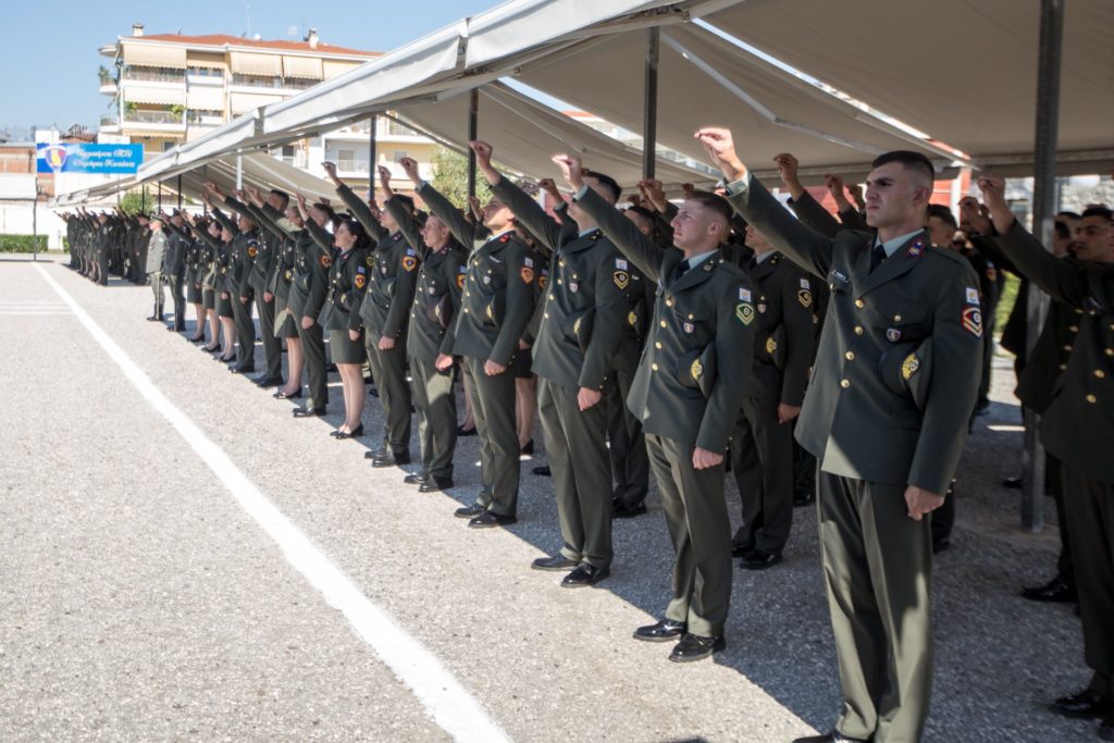 Ο Μητροπολίτης Τρίκκης στην τελετή Ορκωμοσίας Μονίμων Λοχιών Τάξης 2022