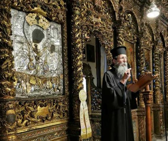 Ο π. Ματθαίος Χάλαρης μίλησε για τον Όσιο Παΐσιο στην Ιερά Μονή Τουρλιανής