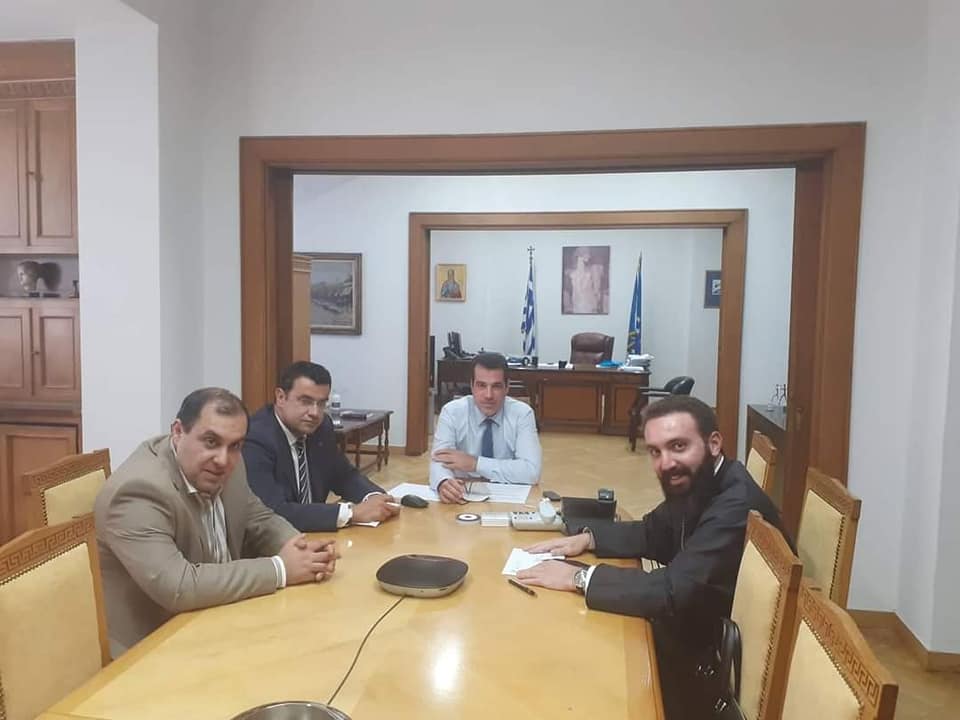 Στον Υπουργό Υγείας για το Κουλούρειο Νοσοκομείο Ύδρας ο Αρχιμ. Νεκτάριος Δαρδανός