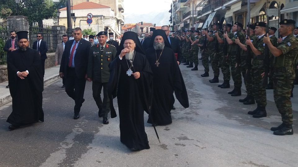 Η επίσημη υποδοχή του Οικουμενικού Πατριάρχη στην Ιερά Μητρόπολη Ιωαννίνων