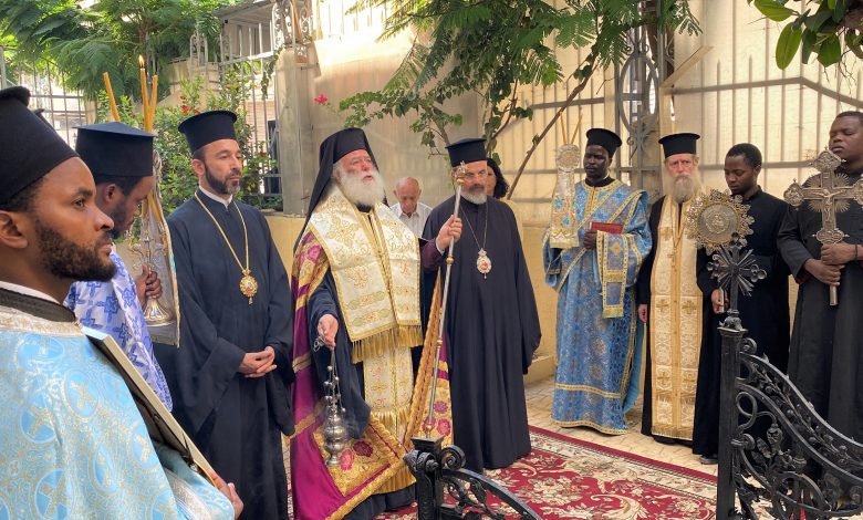 Memorial Service for Archbishop Makarios III of Cyprus in Alexandria