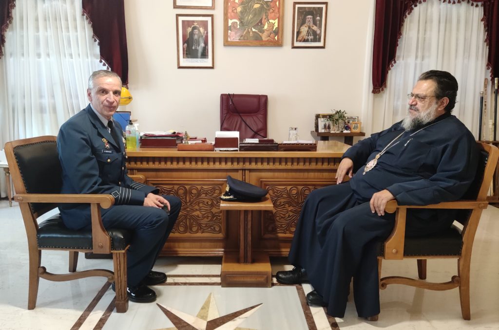 Στον Μητροπολίτη Μεσσηνίας ο νέος Διοικητής της 120 Π.Ε.Α.