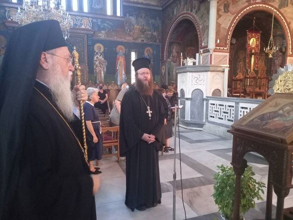 7η παράκληση στην Υπεραγία Θεοτόκο από τον Μητροπολίτη Κορίνθου