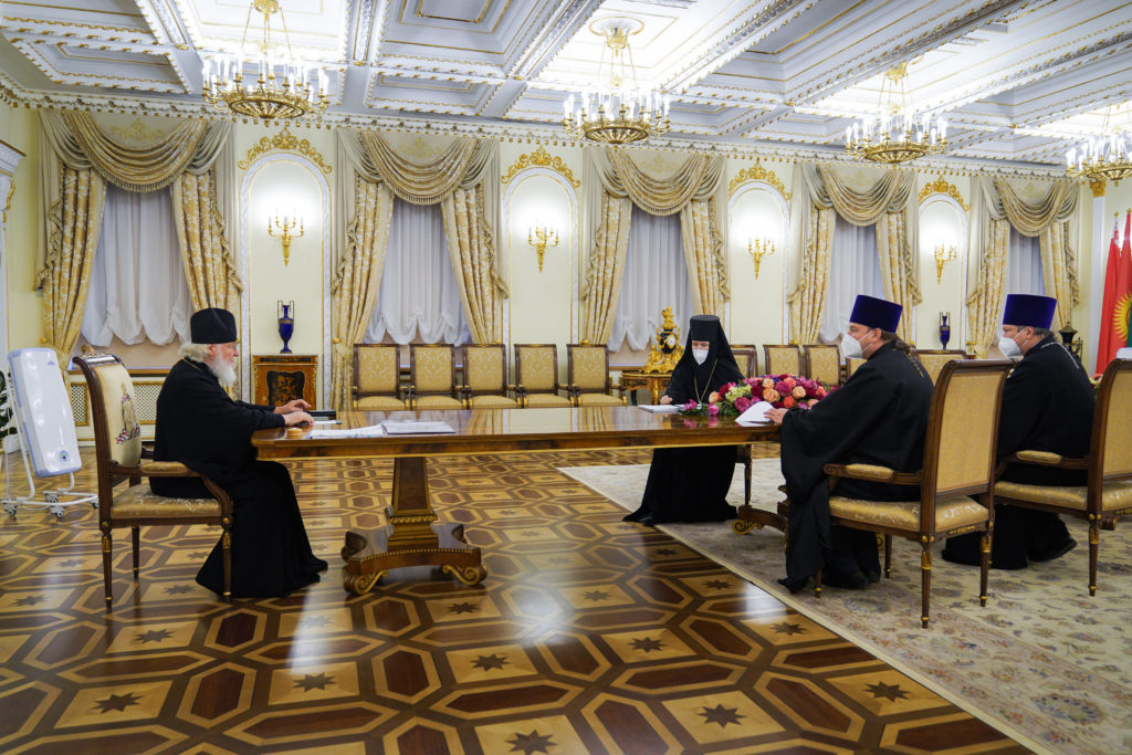 Ο Πατριάρχης Μόσχας με την Ηγουμένη της Μονής Νοβοντέβιτσι για την 500η επέτειο