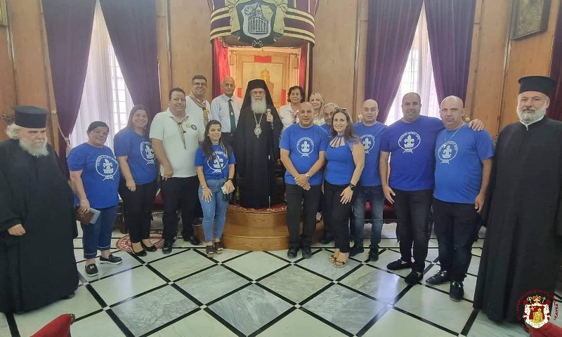 وفد من الكشاف الأورثوذكسي في زيارة للبطريركية