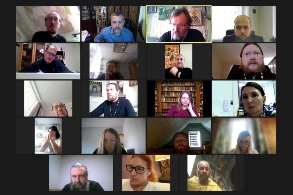 В.Р. Легойда провел онлайн-совещание с представителями епархий Северо-Западного федерального округа