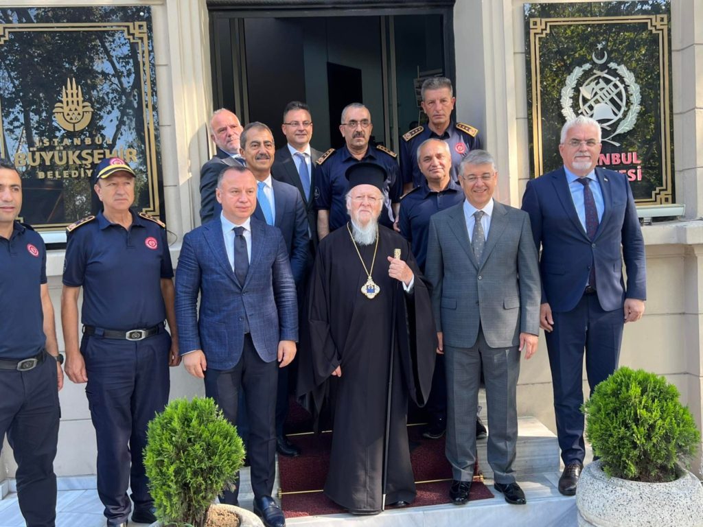 Ecumenical Patriarch expresses gratitude to fire brigade in Constantinople