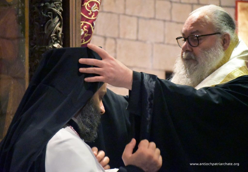 ‎تصيير الأب أنطونيوس طوبا أباً روحياً وأرشمندريتاً. دير القدّيس ج