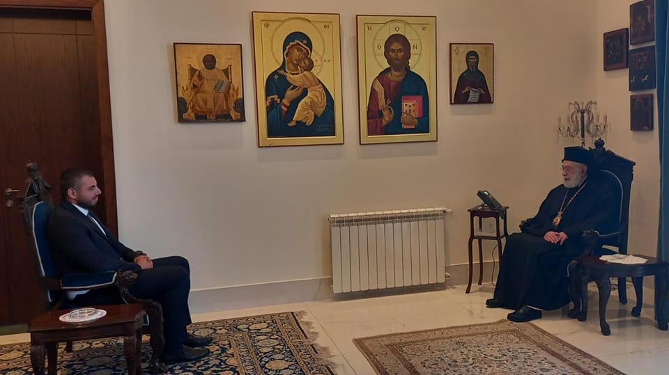 استقبل سيادة متروبوليت بيروت وتوابعها المطران الياس عوده