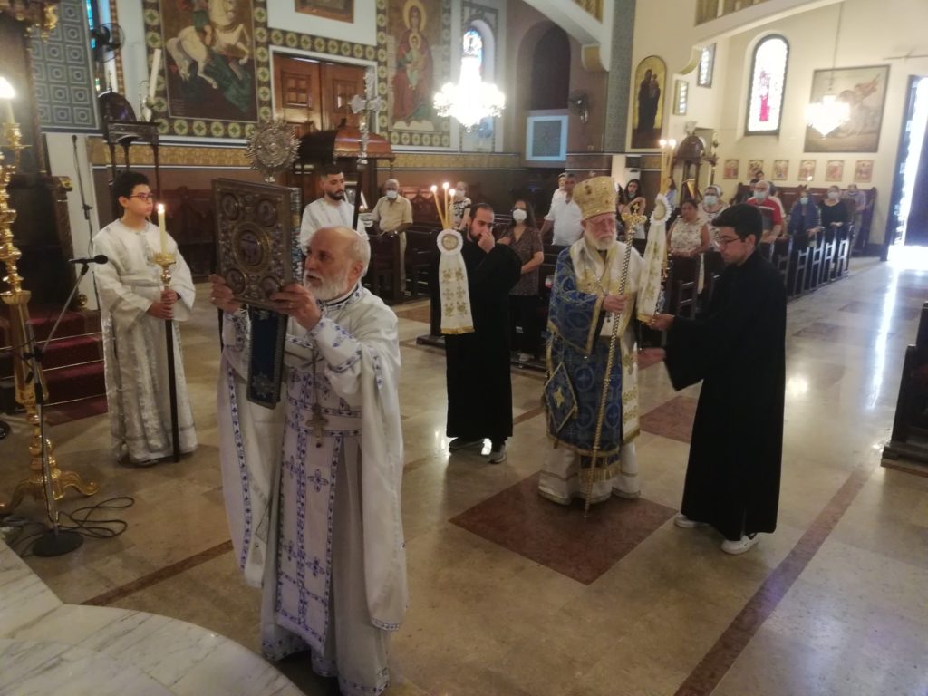 الاحتفال بعيد رقاد العذراء مريم والدة الإله