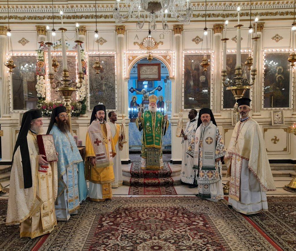 إحتفال البابا ثيودروس بعيد رقاد العذراء مريم