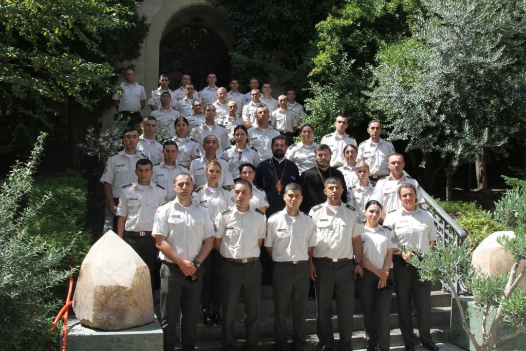 Επίσκεψη της Σχολής Αξιωματικών του Υπουργείου Άμυνας της Γεωργίας στο Πατριαρχείο