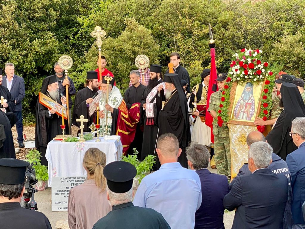 Θεμελιώθηκε ο πρώτος Ιερός Ναός του Εθνοϊερομάρτυρος Γρηγορίου Δέρκων στην Πάτρα