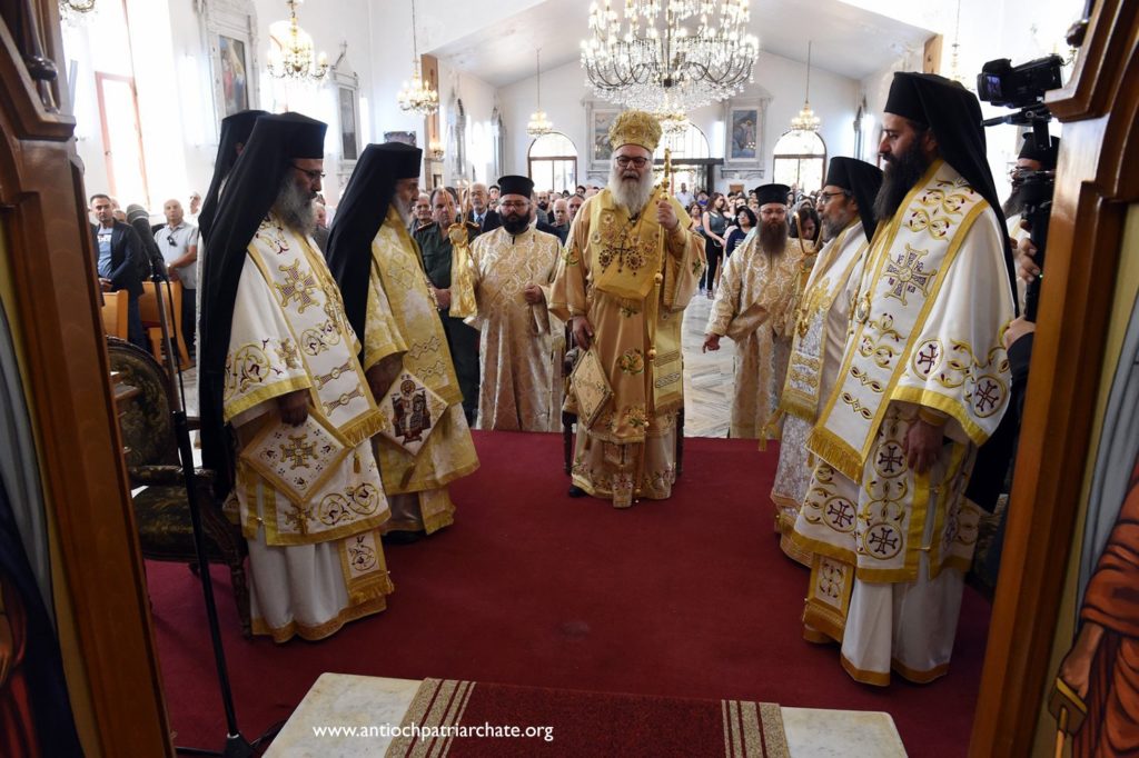 Ο Πατριάρχης Αντιοχείας στον Ιερό Ναό Αγίου Γεωργίου του Μπλουντάν