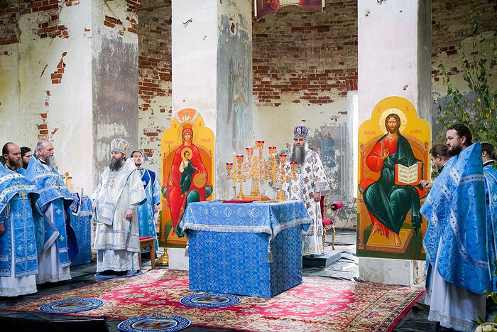 FIRST LITURGY IN 85 YEARS IN RUSSIAN VILLAGE CHURCH
