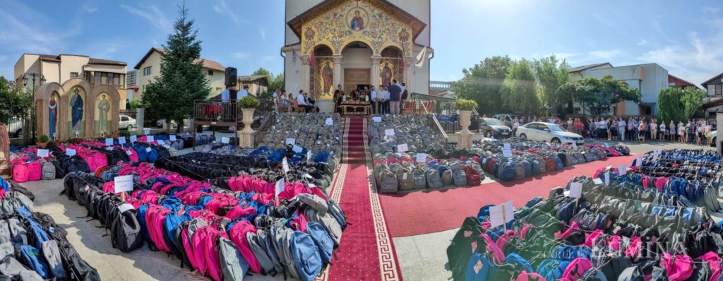 Πατριαρχείο Ρουμανίας: 4.000 σχολικές τσάντες σε δοκιμαζόμενους μαθητές και προσφυγόπουλα από την Ουκρανία