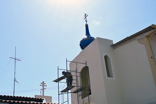 Установлен купол на храм РПЦ в Бразилиа