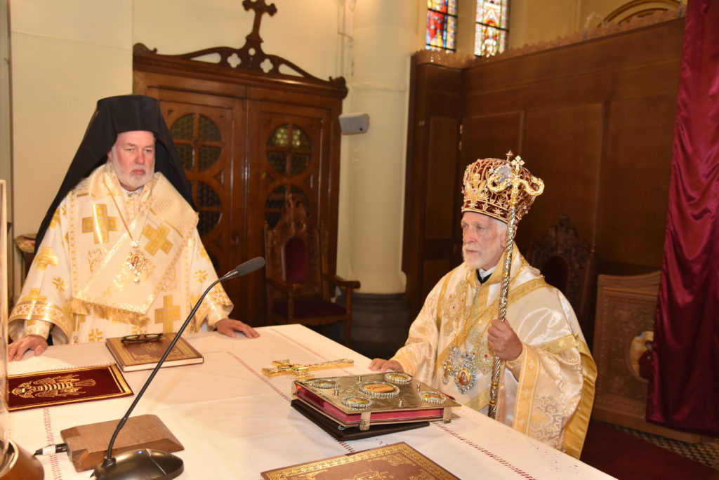 O Μητροπολίτης Φιλαδελφείας στην Ιερά Μητρόπολη Βελγίου