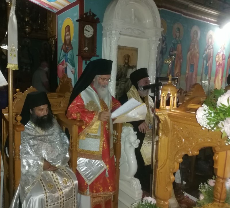 Εορτή Κοιμήσεως της Θεοτόκου στην Ι.Μονή Αγ. Αικατερίνης Καλύμνου