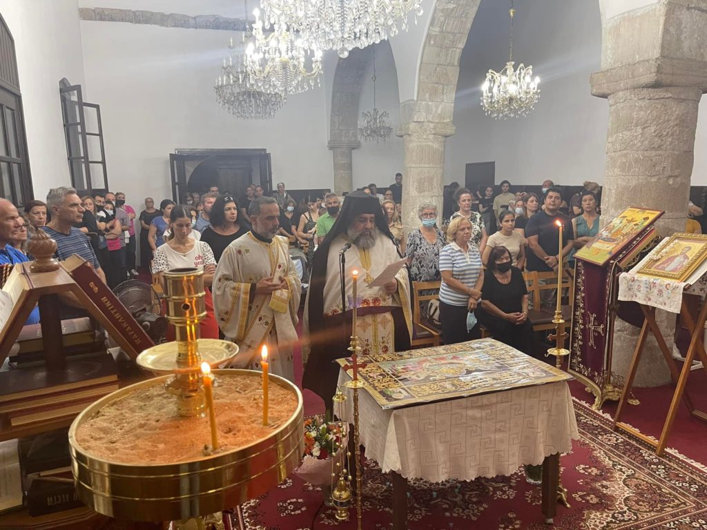 Η Απόδοση της Εορτής της Κοιμήσεως στην Αγία Μονή (ΦΩΤΟ)