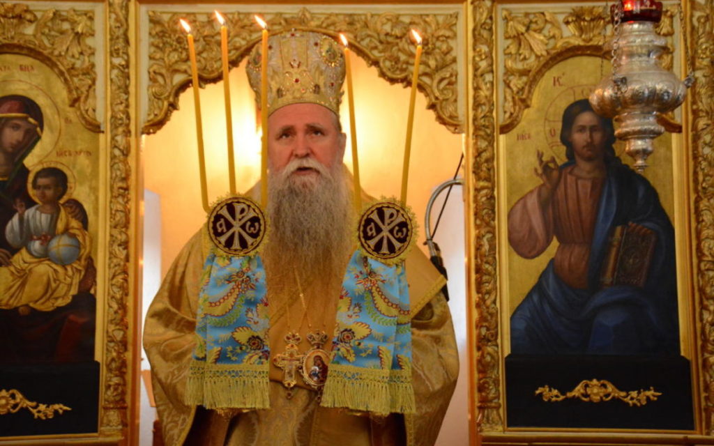 Митрополит Јоаникије на Литургији у Цетињском манастиру: Бог да излије своју милост на овај град и на оне који су ожалошћени