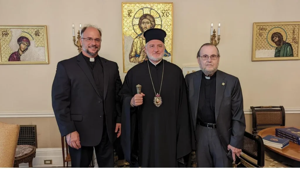 Rev. Protopresbyter John Angel Receives Archbishop’s Blessing Upon Retirement