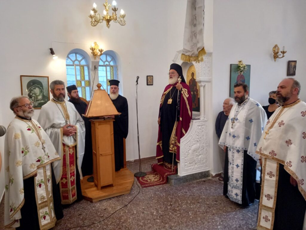 Πανηγυρικός Εσπερινός του Αγίου Φανουρίου στο Χόνδρο της Επαρχίας Βιάννου