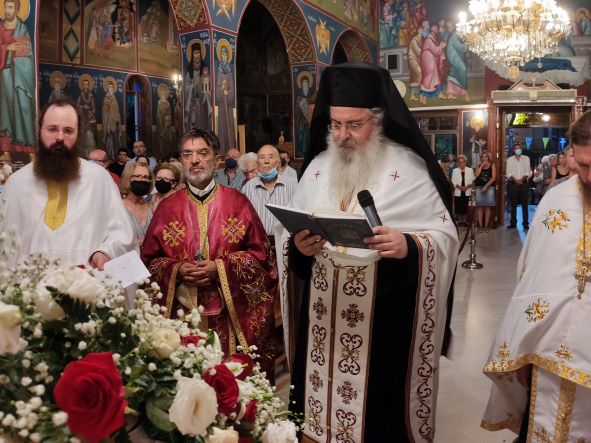 Η μνήμη αποτομής της κεφαλής του Τιμίου Προδρόμου στη Μητρόπολη Κορίνθου