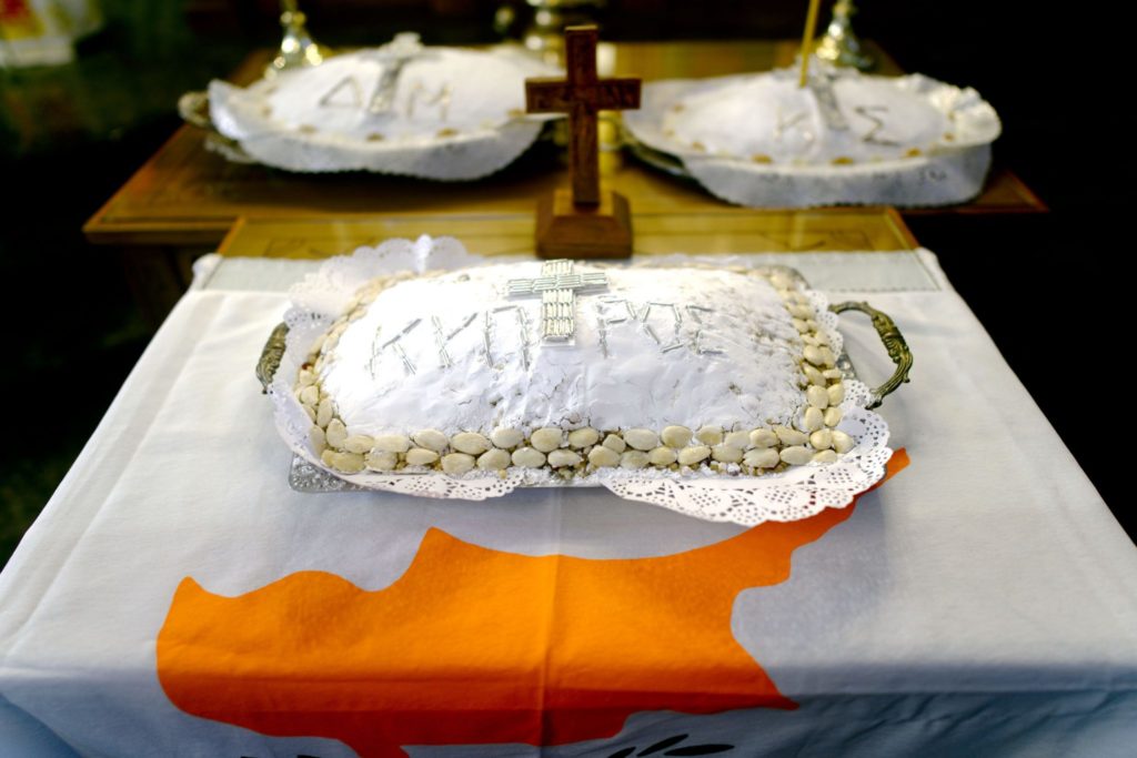 Memorial service for those who fought and fell during Turkish invasion of Cyprus at Church of the Annunciation in Perth