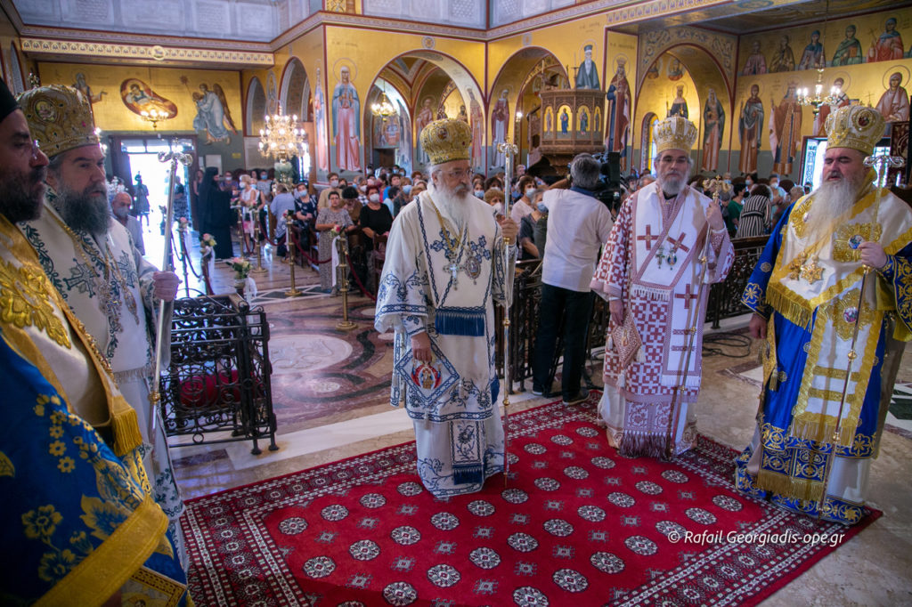 Πανηγύρισε η Παναγία Φανερωμένη στη Νέα Μηχανιώνα